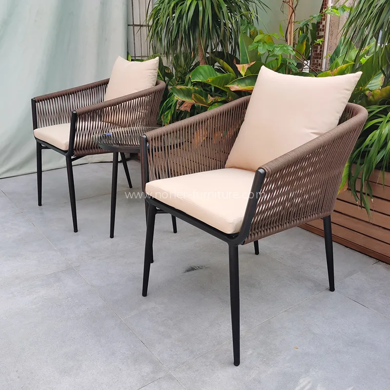 Outdoor Weather-resistant Courtyard Aluminum Balcony Set