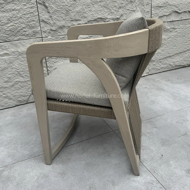 आउटडोर स्क्वायर कफी टेबल बालकनी सेट