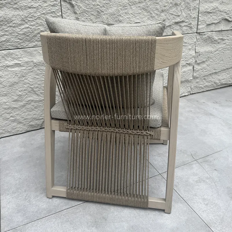 आउटडोर स्क्वायर कफी टेबल बालकनी सेट