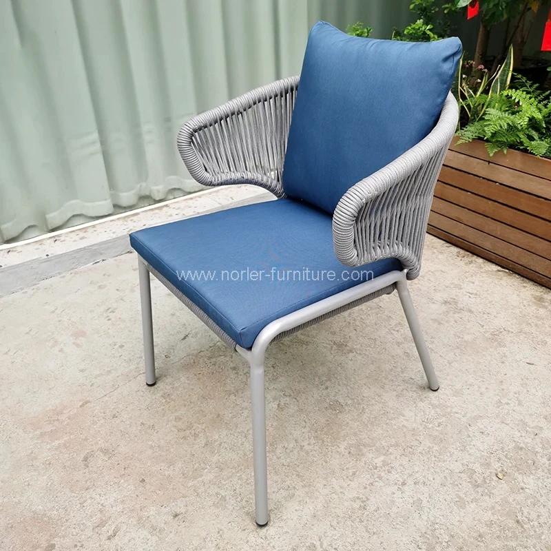 डोरी आउटडोर आउटडोर Wicker फर्निचर तालिका सेट