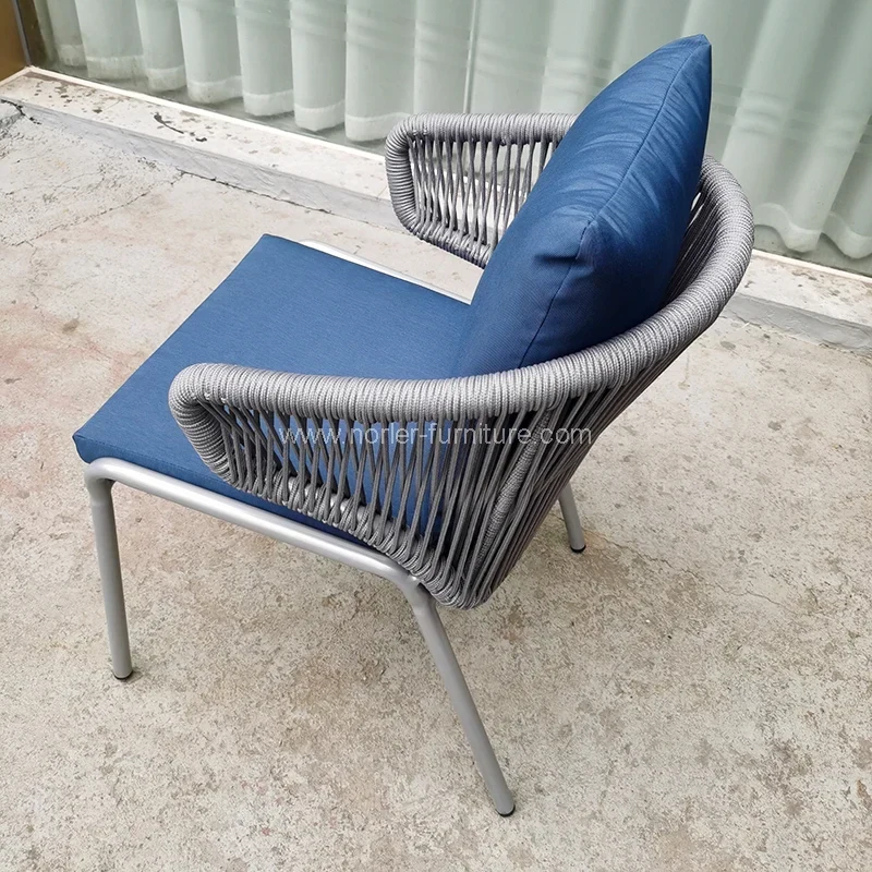 डोरी आउटडोर आउटडोर Wicker फर्निचर तालिका सेट